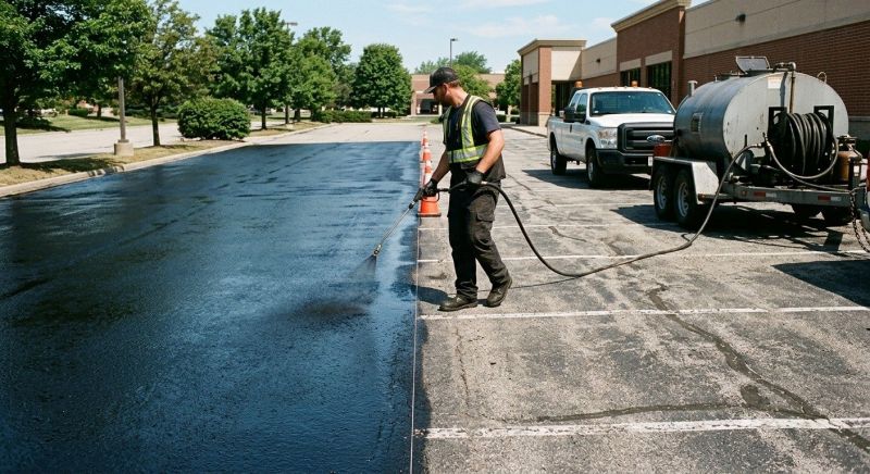 Asphalt Parking Lot Sealing in Greenville, SC